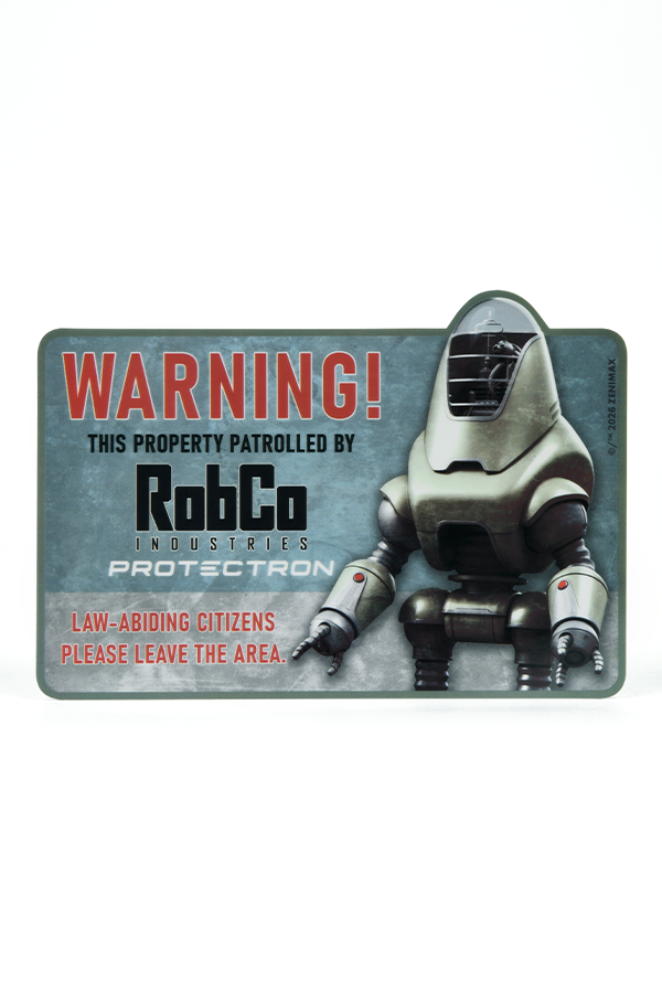 Fallout RobCo Security Metal Sign - Image 3